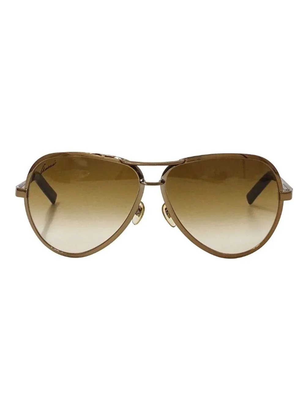 Gucci Sunglasses Brown Blancs S Gradation Summer Cool Eyewear